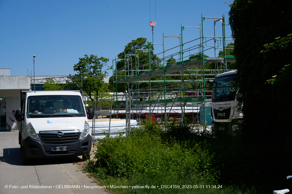 31.05.2023 - Wände für das Haus für Kinder in Neuperlach in München